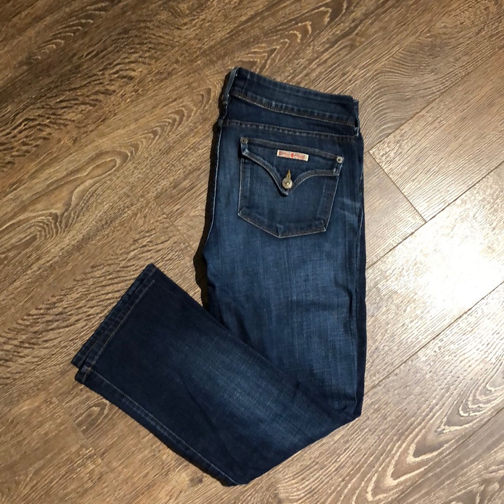 Hudson Signature Boot Cut Cropped Jeans